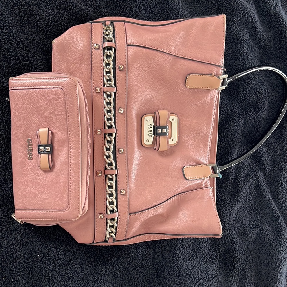 Guess handbag AND matching wallet